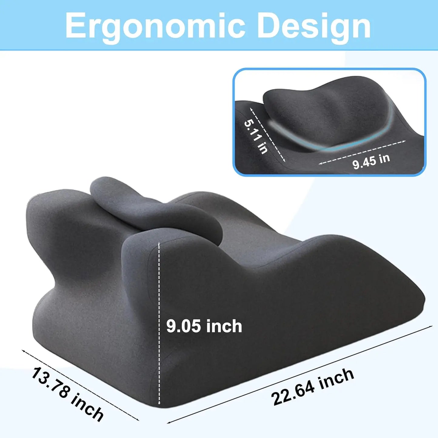 Comfort Wedge Pillow for Better Sleep