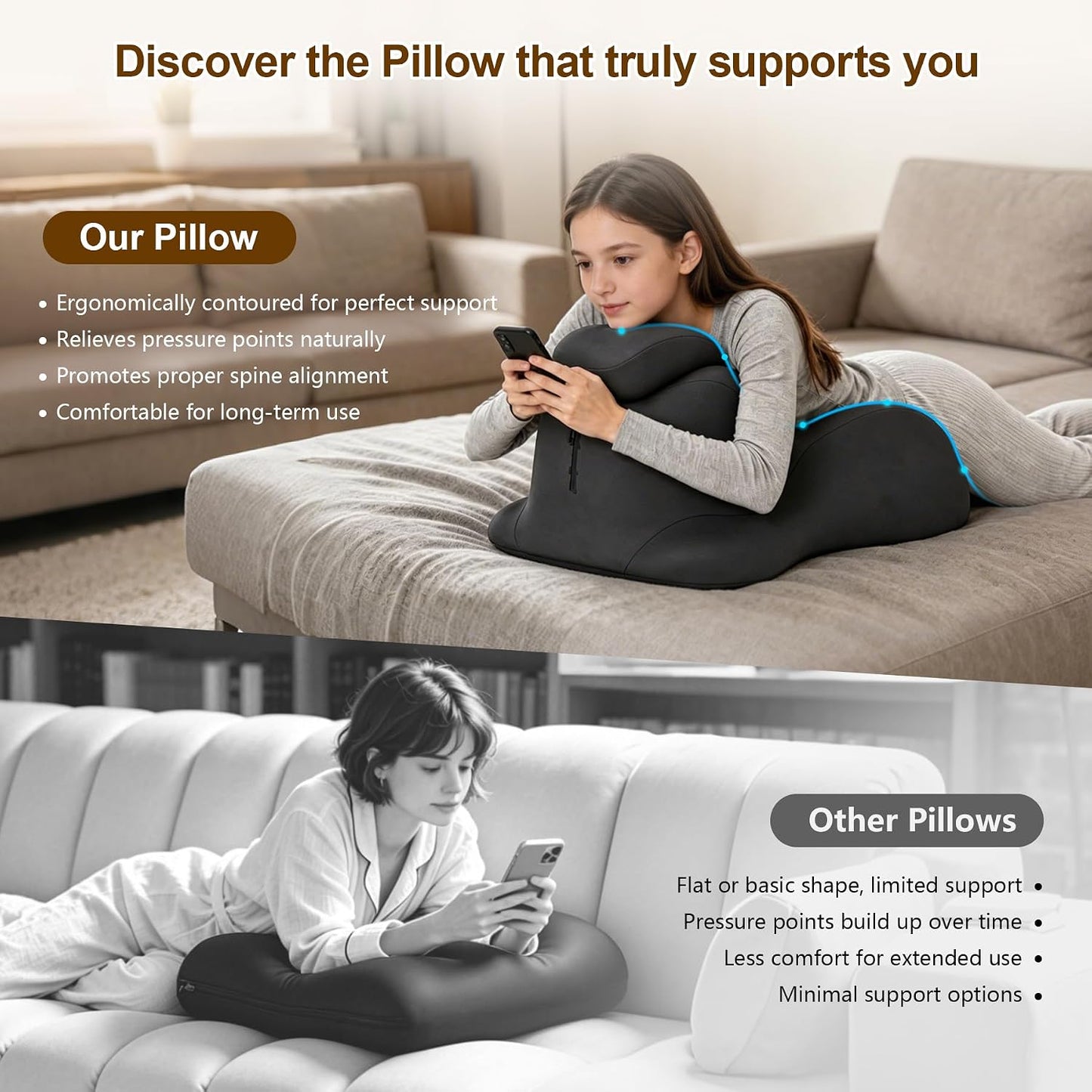 Cozy Comfort Wedge Pillow