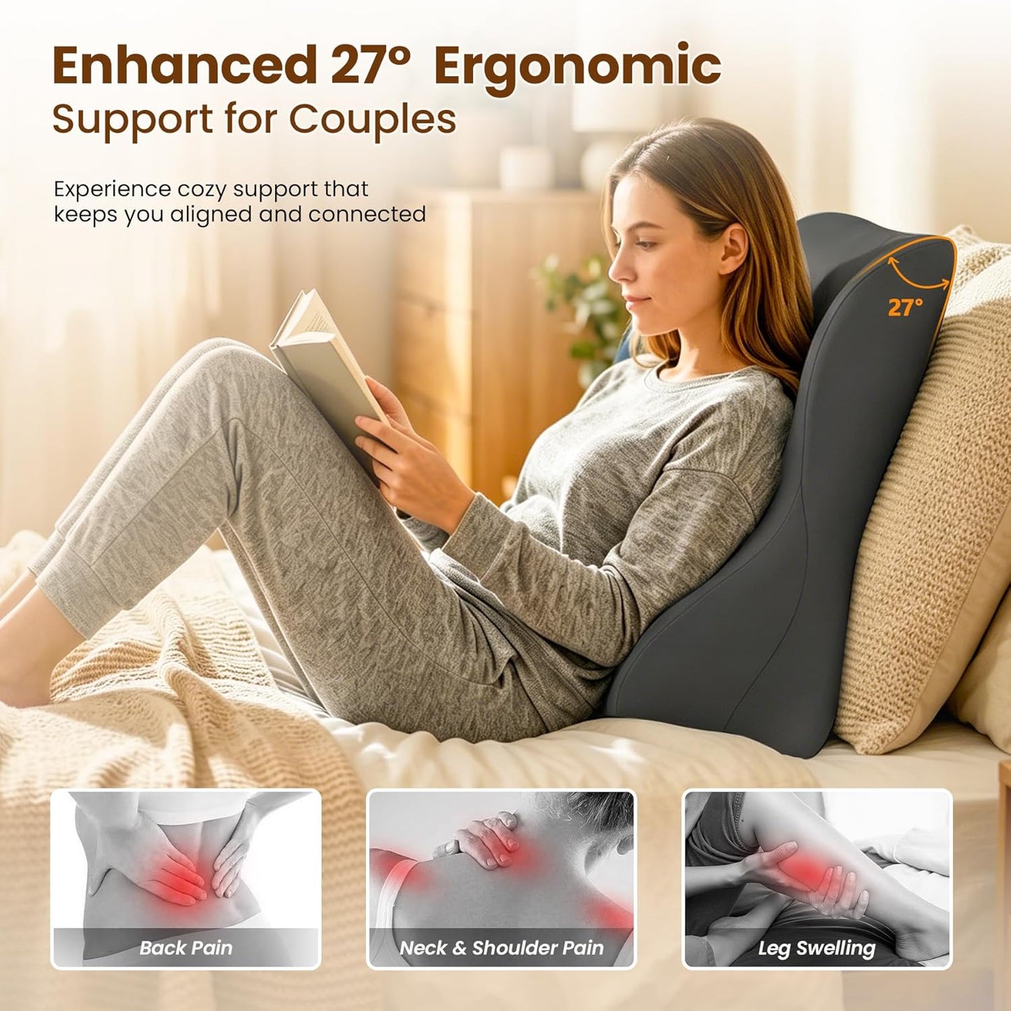 Cozy Comfort Wedge Pillow
