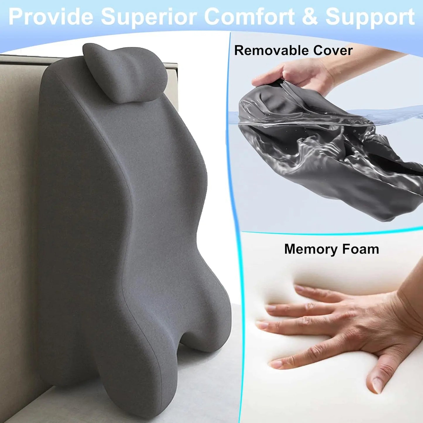 Comfort Wedge Pillow for Better Sleep